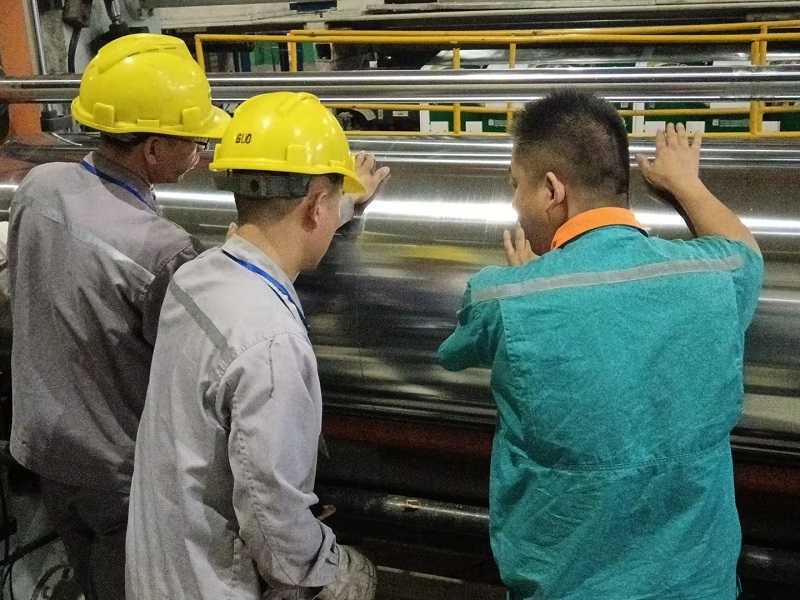 包装印刷行业淋膜辊喷涂碳化钨